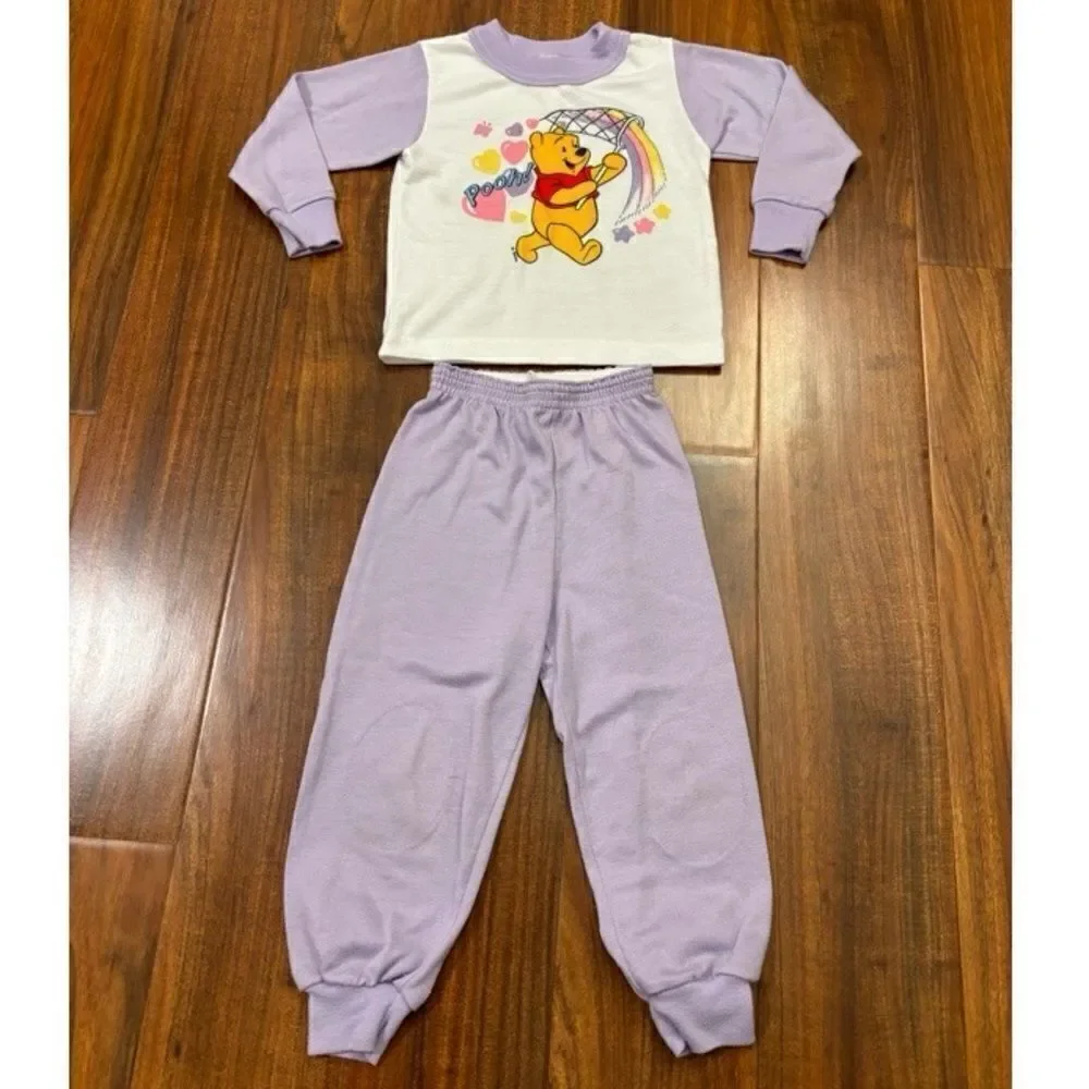 Disney Winnie the Pooh Vintage 2 piece pajama set